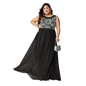 Miss Chase A Womens Polyester Gathered Maxi