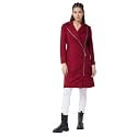 Miss Chase Women39s Polyester Knee Length V-Neck