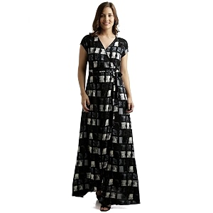 Miss Chase Womens Rayon wrap Dress