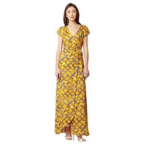Miss Chase Womens Rayon wrap Dress