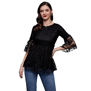 Miss Chase Womens Relaxed Fit Regular Lace
