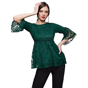 Miss Chase Womens Relaxed Fit Regular Lace