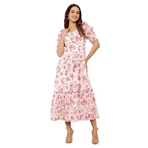 miss chase women39s round neck sleeveless polyester ruffled knee- length dress