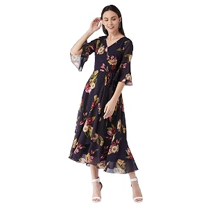 miss chase women39s round neck cap sleeves lace knee -long skater dress