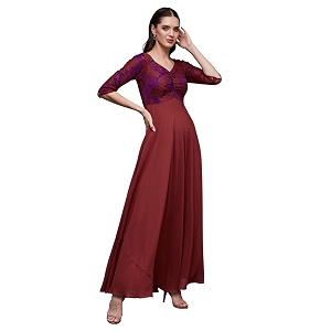 miss chase women39s round neck cap sleeves lace knee -long skater dress