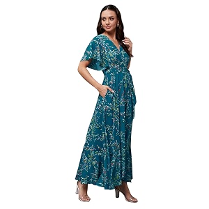 miss chase women39s round neck sleeveless polyester ruffled knee- length dress