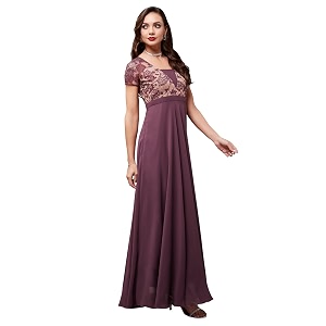 miss chase women39s round neck cap sleeves lace knee -long skater dress