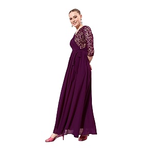 miss chase women39s round neck cap sleeves lace knee -long skater dress