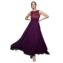 Miss Chase Women's Round Neck Cap Sleeves Lace Knee -Long Skater Dress