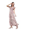 Miss Chase Women's Round Neck Cap Sleeves Lace Knee -Long Skater Dress