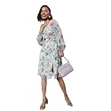 Miss Chase Women's Round Neck Cap Sleeves Lace Knee -Long Skater Dress