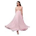 Miss Chase Women's Round Neck Cap Sleeves Lace Knee -Long Skater Dress