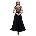 Miss Chase Women's Round Neck Cap Sleeves Lace Knee -Long Skater Dress