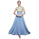Miss Chase Women's Round Neck Cap Sleeves Lace Knee -Long Skater Dress