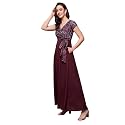Miss Chase Women's Round Neck Cap Sleeves Lace Knee -Long Skater Dress