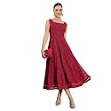 Miss Chase Women39s Round Neck Sleeveless Floral