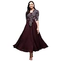 Miss Chase Women's Round Neck Cap Sleeves Lace Knee -Long Skater Dress