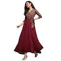 Miss Chase Women's Round Neck Cap Sleeves Lace Knee -Long Skater Dress