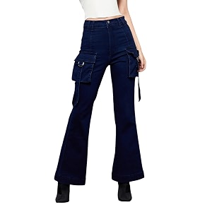 Miss Chase Womens Skinny High Rise Cropped