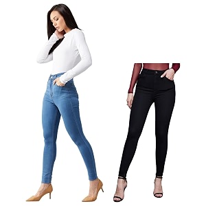 Miss Chase Womens Skinny Fit High Rise