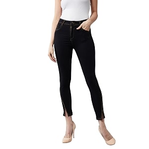 Miss Chase Womens Skinny High Rise Cropped