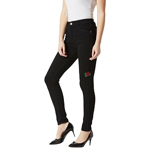 Miss Chase Womens Skinny High Rise Cropped