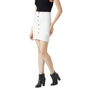 Miss Chase Womens Straight-Fit High-Rise Stretchable Denim