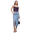 Miss Chase Women39s Straight-Fit High-Rise Stretchable Denim
