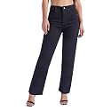 Miss Chase Women39s Straight High Rise Stretchable