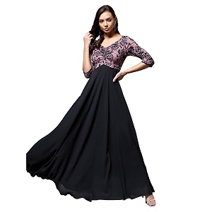 Miss Chase Womens Sweet-Heart Neck 3 4