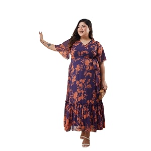Miss Chase A Womens V-Neck Three-Quarter Sleeve