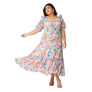 Miss Chase A Womens V-Neck Three-Quarter Sleeve