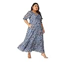 Miss Chase A Women39s V-Neck Three-Quarter Sleeve