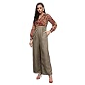 Miss Chase Women39s V-Neck Bishop Sleeve Bohemian