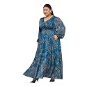 Miss Chase A Women39s V-Neck Three-Quarter Sleeve