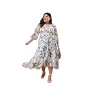 Miss Chase A Women39s V-Neck Three-Quarter Sleeve