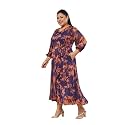 Miss Chase A Women39s V-Neck Three-Quarter Sleeve