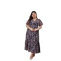 Miss Chase A Women39s V-Neck Three-Quarter Sleeve