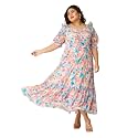 Miss Chase A Women39s V-Neck Three-Quarter Sleeve