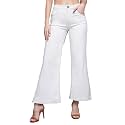 Miss Chase Women39s White Flared Mid Rise