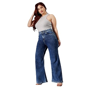 Miss Chase A Womens Wide-Leg High Rise