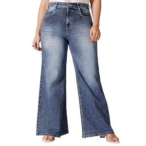 Miss Chase A Womens Wide-Leg Mid Rise