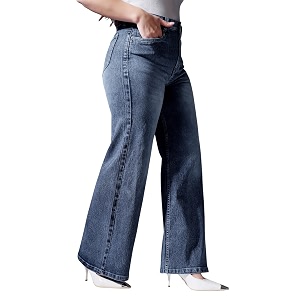Miss Chase A Womens Wide-Leg High Rise