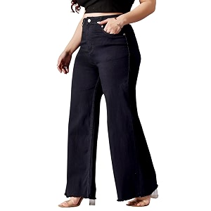 Miss Chase A Womens Wide-Leg High Rise