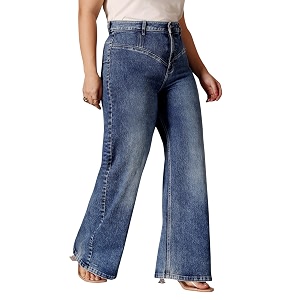 Miss Chase A Womens Wide-Leg High-Rise Regular-Length