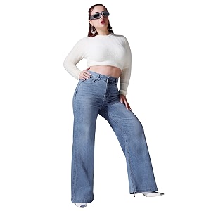Miss Chase A Womens Wide-Leg High Rise