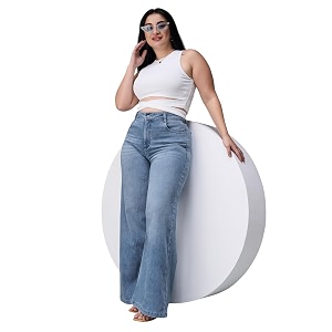 miss chase a women39s wide leg high rise regular length stretchable denim jeans