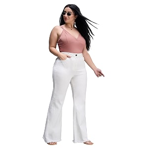 Miss Chase A Womens Wide-Leg High Rise