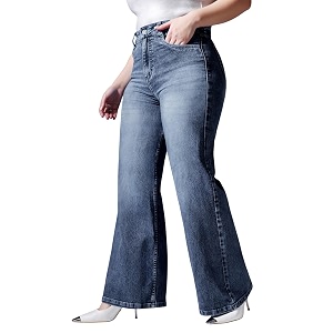 Miss Chase A Womens Wide-Leg High Rise