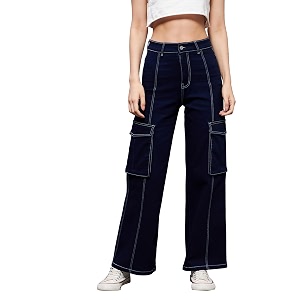 Miss Chase Womens Wide Leg High Rise